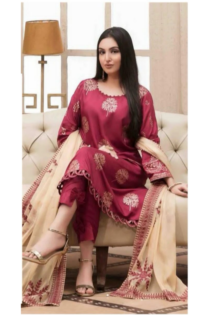 3PC Embroidered - ZURIA OFFICIAL