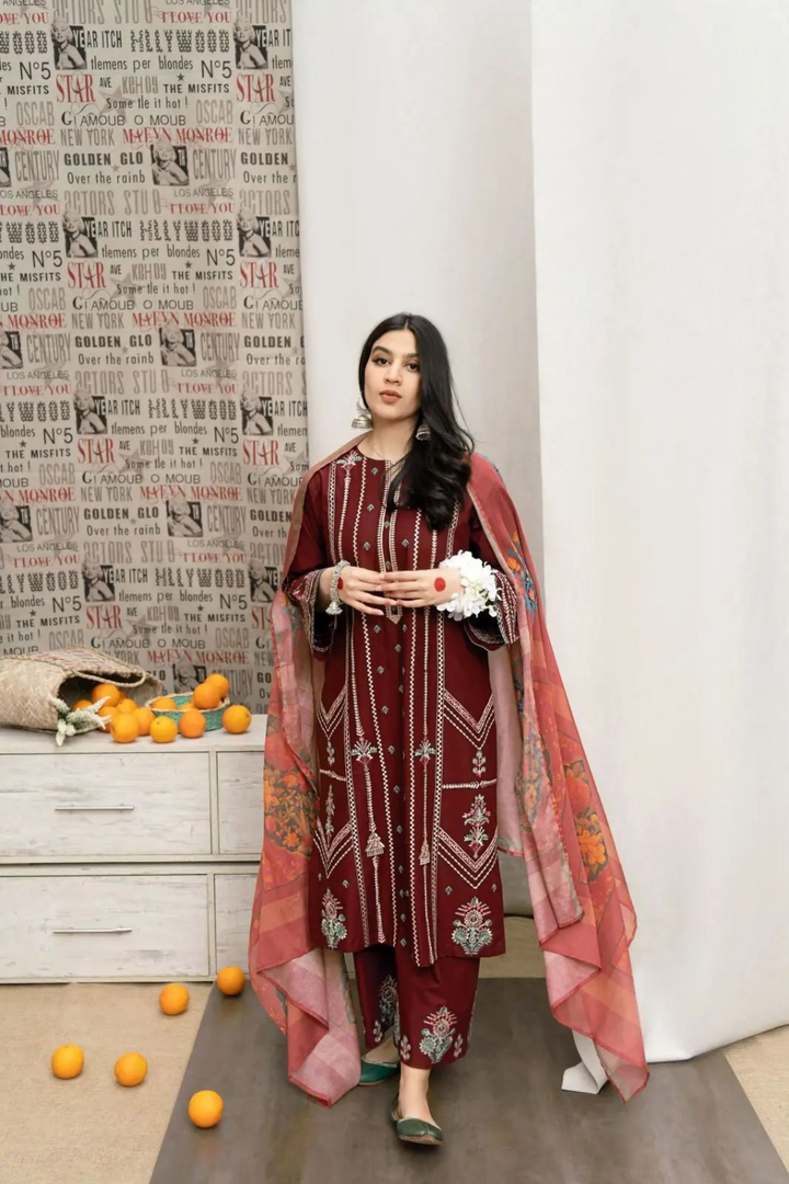 3PC Embroidered - ZURIA OFFICIAL