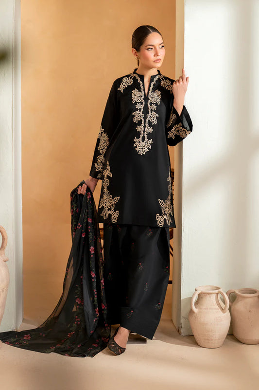 Iznik 3PC Embroidered Lawn with Chiffon Emb Dupatta -GA2050 Z-001