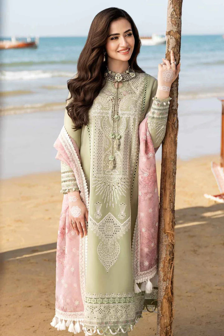 Jazmin – EC667 | Unstitched | Embroidered 3 Piece Z-0026